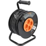 Катушка кабельная 50м 3x2,5мм 4 розетки STHOR