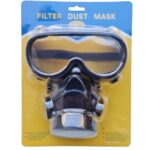 Респиратор одинарный с очками JA5013
