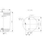 Пневморессора BPW 4881NP02 ABM930-36-А