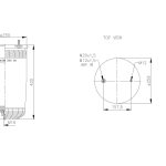 Пневморессора BPW 4960NP02 ABM530-30-F
