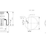 Пневморессора MAN 4884N1P06 ABM539-29-А12