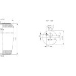 Пневморессора MB 4187N ABV295-G