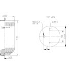 Пневморессора SAF 4004NP02 ABM520-30-B