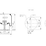 Пневморессора BPW 940MB ABM530-30-A05