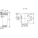 Пневморессора DAF 836M ABM507-31-B