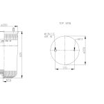 Пневморессора BPW 4941NP02 ABM550-30-E