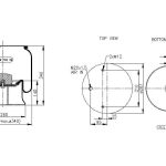 Пневморессора SAF 4810NP05 ABM722-34-C36