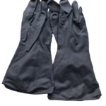 Перчатки резиновые чёрные 130 гр.