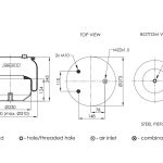 Пневморессора DAF 6754NP02 ABM607-31-B03