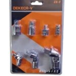 Набор переходников с карданчиком 7шт. WD-6053