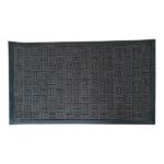 Коврик 45*75 круглый флис три горизонтальные линии