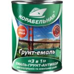 Грунт-краска 3 в 1 корабельная белая 2,8кг